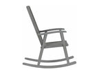 Rocking chair with cushion, Grey, Solid Ventoriq wood, 7 VHLK21704