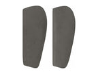 Headboard with wings, Dark Grey, 93x23x78/88 cm, Velvet, DGKL14089