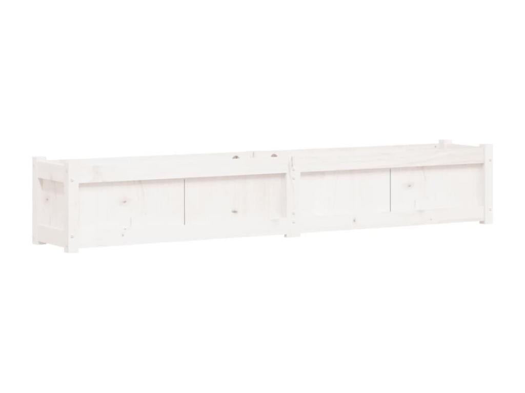 White planter 180x31x31 solid pine wood ELRL24961