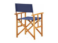 Lumenao solid wood director's chair, blue FWVG17545