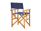 Lumenao solid wood director's chair, blue FWVG17545