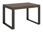 Lumenao Extendable Table 120x90/224 cm Walnut with Anthracite Frame VJAV85957