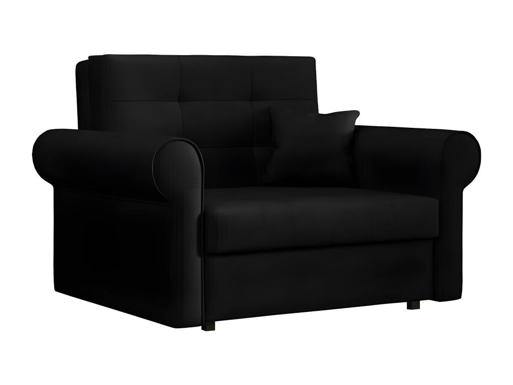 Ventoriq 127 Armchair, Black, 85x116x98cm, Upholstered, Metal Legs, FCVD94188