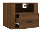 Wall-mounted bedside table, brown oak, 50x36x40 cm, ZDYS96749