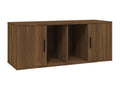 Brown Oak TV Stand 100x35x40 cm Engineered Wood JWGT79296