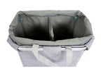 Lumenao-C34 grey velvet laundry hamper FOYH46728