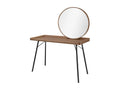 Dressing table with mirror in imitation walnut wood - CF0061 OCUJ19998