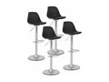 Set of 4 black stools 42x46x81 cm 14 0003746 PSSV29759