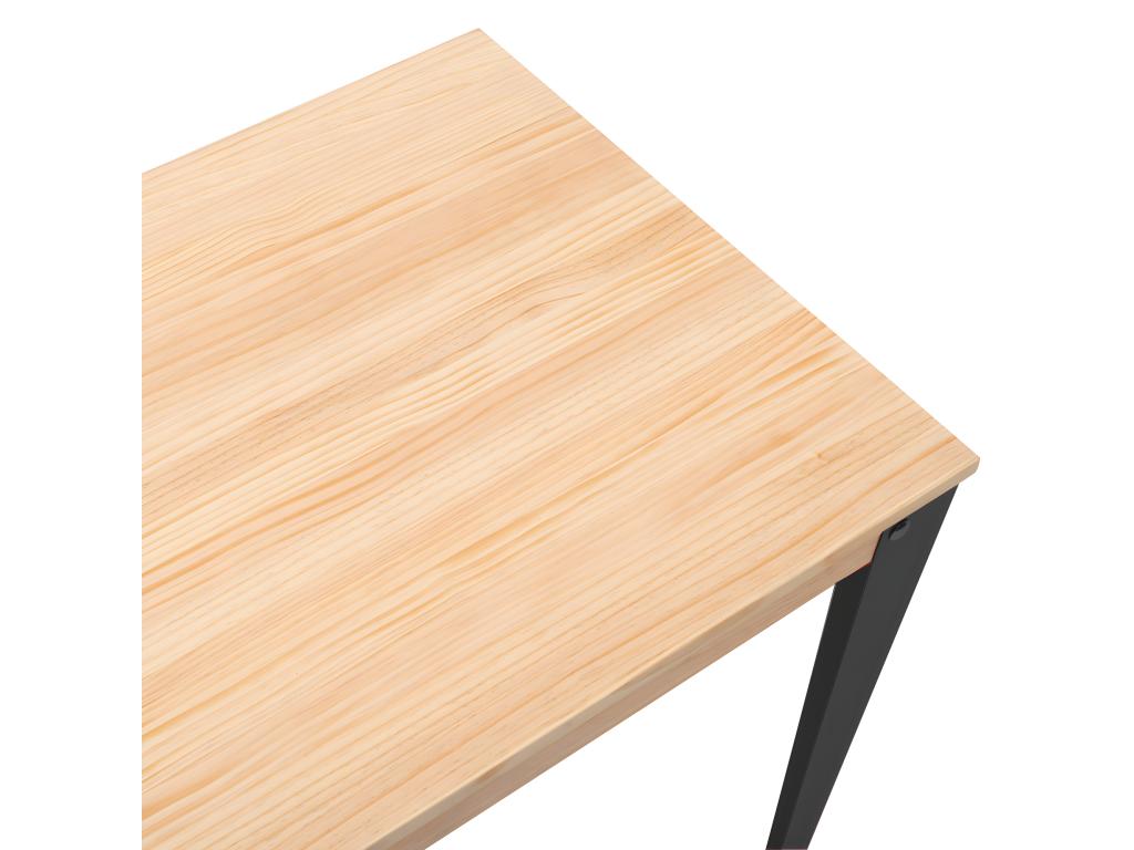 Lumenao Console Table 39x110x75cm Black-Natural- Lumenao Furniture EMML97673