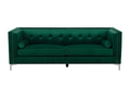 Lumenao Emerald Green Velvet 3-Seater Sofa OVWW20115