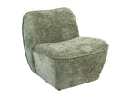 Green chenille fabric lounge chair RWMC86186