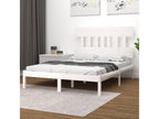 White Solid Wood Bed Frame 120x190 cm Small Double YHBZ84582