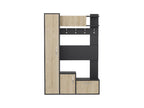 Lumenao Oak Hallway Unit 125x35x184 cm Lumenao MNIQ86963