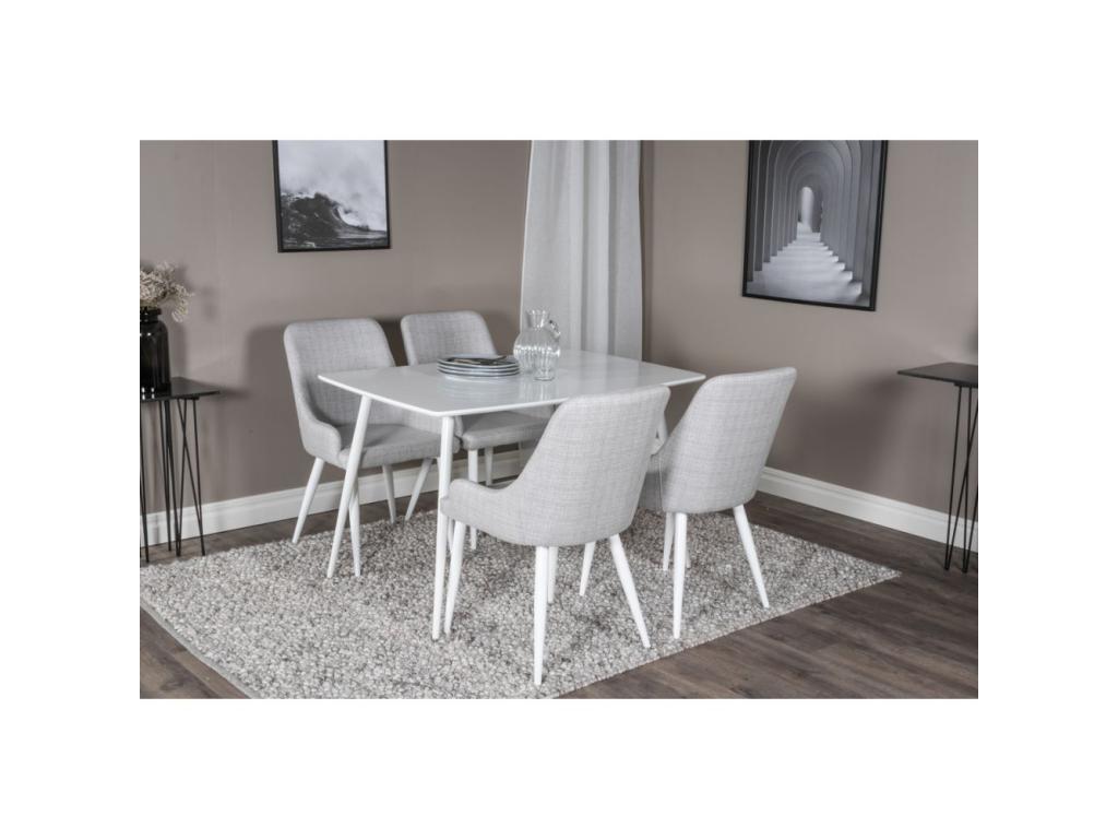 Lumenao dining table in steel, 120x80 cm, Lumenao XRUH90093