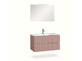 Lumenao 4-piece bathroom set in powder pink FSNL30270