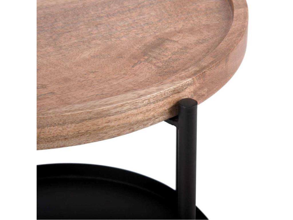 Side table Tray Black Ventoriq TYPQ60688