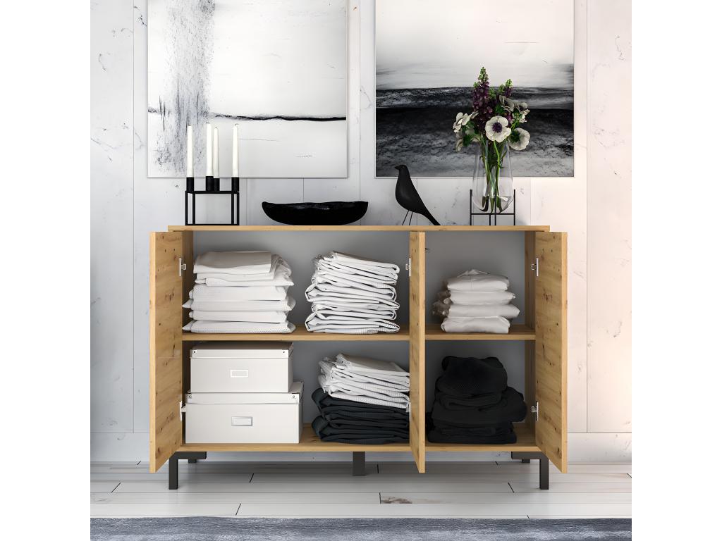 Ventoriq 3-Door Wooden Buffet UQUR89419