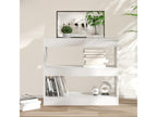 Glossy White Bookshelf/Room Divider 80x30x72 IXSI64630