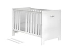 Ventoriq Convertible Baby Cot and Changing Table, White MDF, DSUW40051