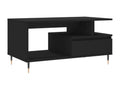 Coffee table, black, 90x49x45 cm, engineered wood, FTNR80390