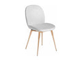 Lumenao chair in grey fabric with rose gold steel legs - Set of 2 - Colour Lumenao 02 VMMU05087