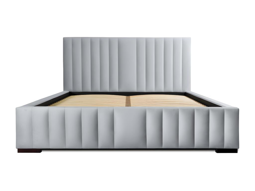 Storage bed 160x200 cm, silver grey - Ventoriq Collection XBBK71742