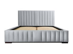 Storage bed 160x200 cm, silver grey - Ventoriq Collection XBBK71742