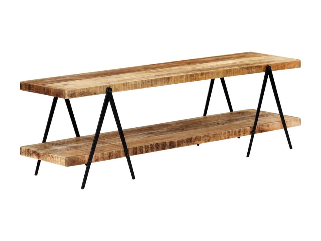 TV stand 160x40x50 cm Solid mango wood ODLU78685
