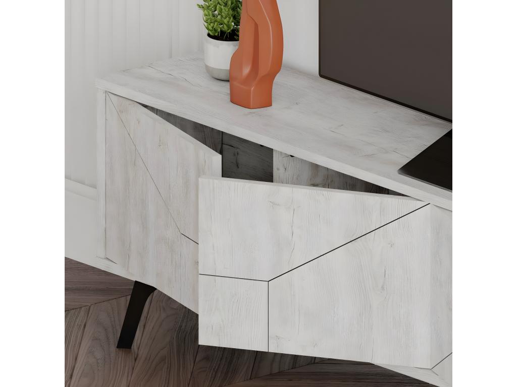 Lumenao 180cm White TV Stand MDZX31993