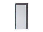 Lumenao wall-mounted storage cabinet, white and smoked silver TDYC14053