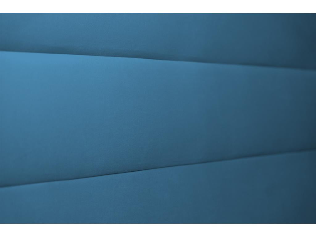 Blue Velvet Lines Headboard, 180 cm Wide - 10 cm Thick, Padded, BZAY46061