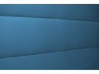 Blue Velvet Lines Headboard, 180 cm Wide - 10 cm Thick, Padded, BZAY46061