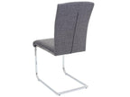 Ventoriq-F36 dining chair, set of 2, grey fabric, FPPT71996