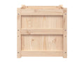 2-piece planters made of solid pine wood VGWG22645