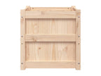 2-piece planters made of solid pine wood VGWG22645