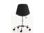 Grey fabric office stool/chair 55x55x91 cm tabo10007 BRGL21093
