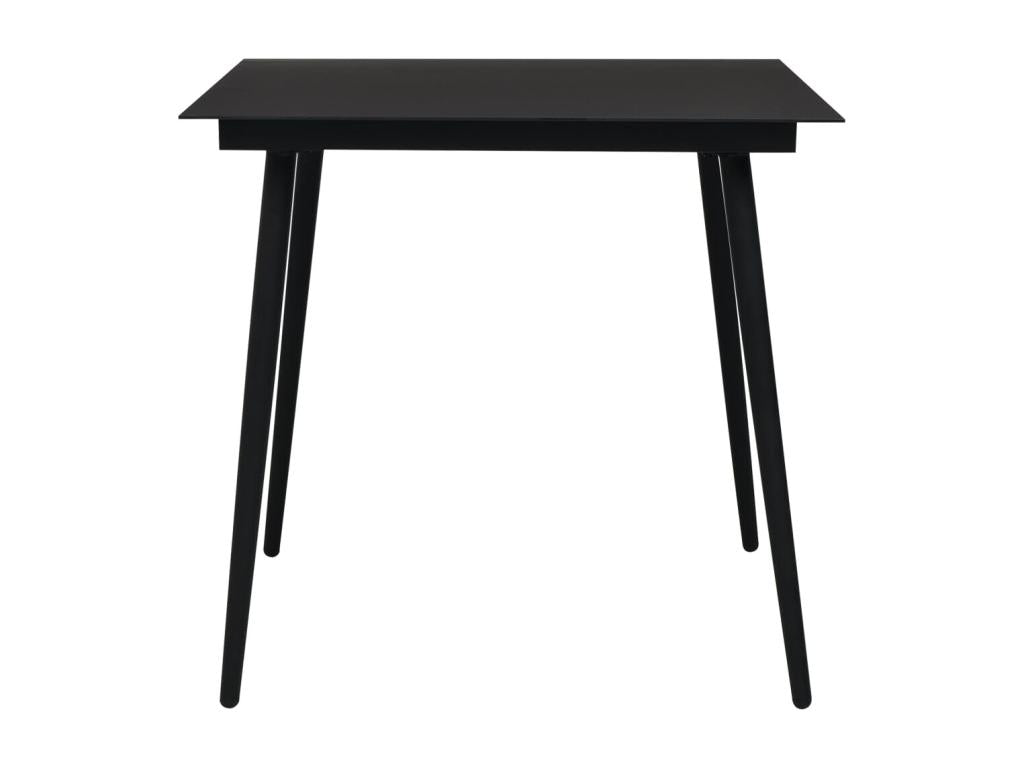 3-Piece Outdoor Dining Set, Wicker Resin and Glass FNCN32163