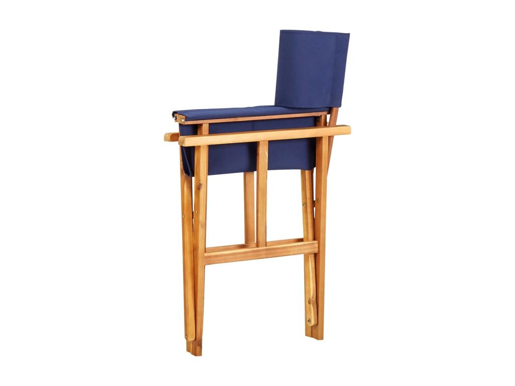 Lumenao solid wood director's chair, blue FWVG17545