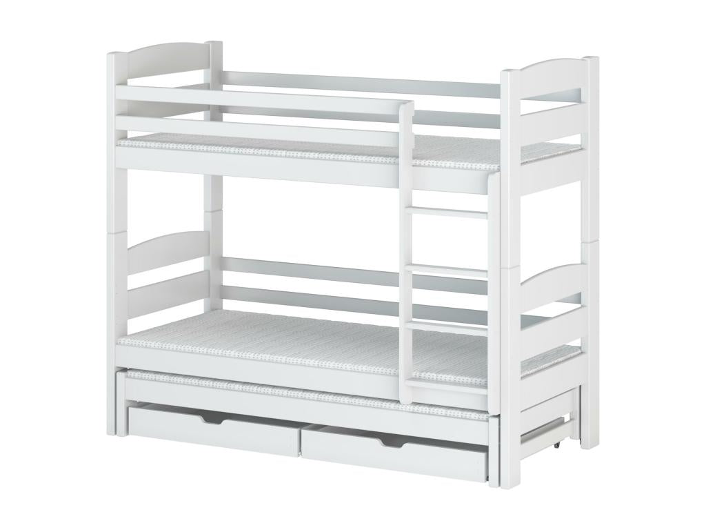 Ventoriq BB004 Bunk Beds 90x190 cm White BTGY92905