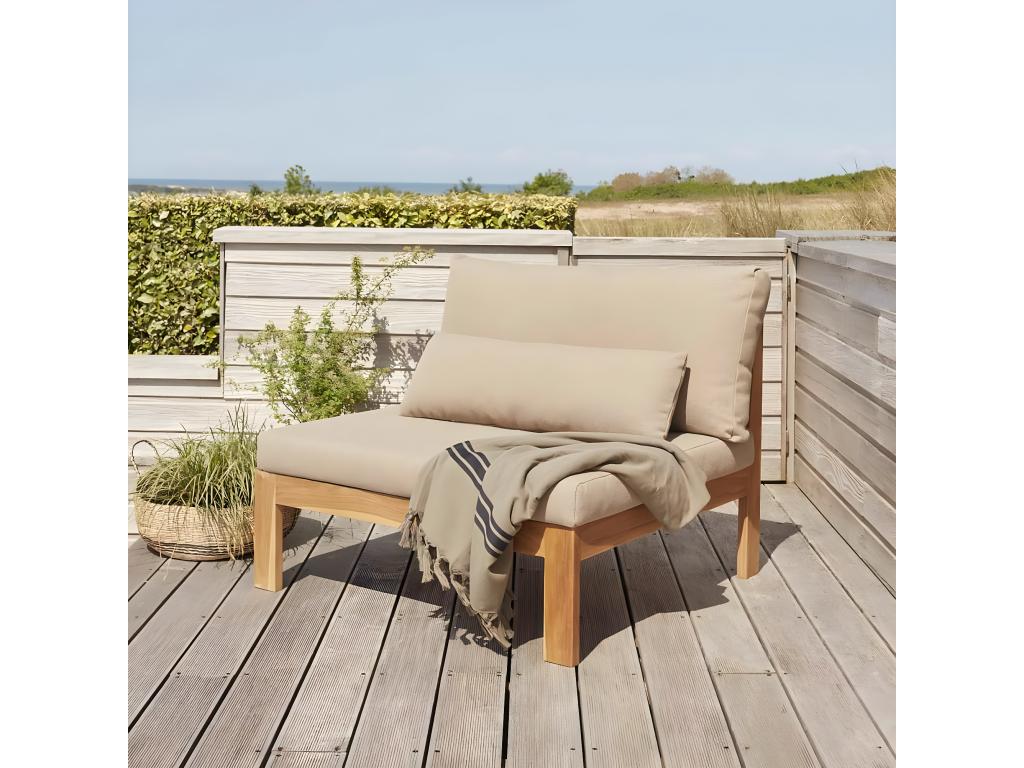 Ventoriq LDLH92750 Solid Teak Garden Armchair