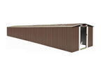 Brown garden shed 257x990x181 Galvanized steel HRDL61634