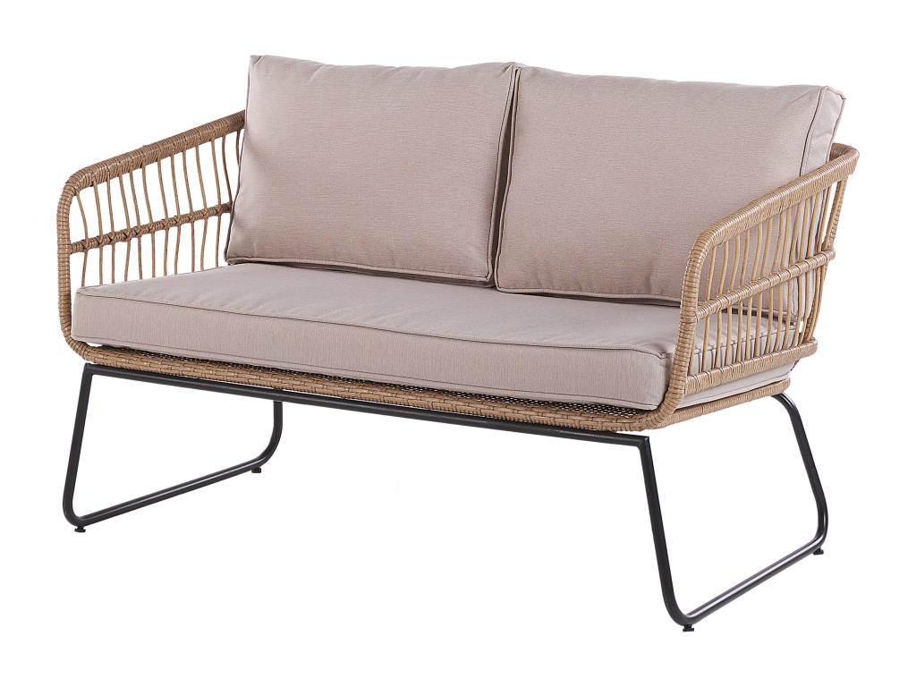 Ventoriq Natural EZFP48046 Garden Furniture Set with 4-Seater Table