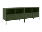 2-piece TV unit, olive green, 68x39x50.5 cm, cold-rolled steel, EALT63371