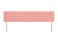2-piece headboard set, pink, 100x5x78/88 cm, velvet, MHPL88200