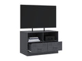 Anthracite TV stand 67x39x44 cm steel BGDU08404