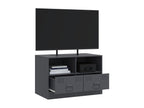 Anthracite TV stand 67x39x44 cm steel BGDU08404