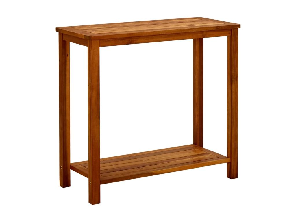 Garden console table 80x35x75 cm Solid Lumenao wood VSFE34102