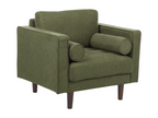 Ventoriq Armchair, Dark Green Fabric DVJC56484