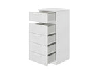 5-Drawer Chest of Drawers, White - Ventoriq MMPF76777