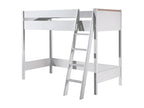 Ventoriq WHITE - Reversible Mezzanine Bed 90x200cm White and Wood HCLQ66717